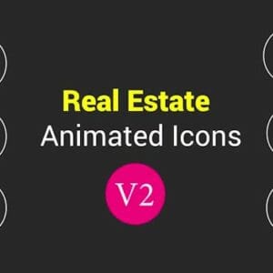 دانلود پروژه پریمیر آیکون متحرک مشاور املاک Real Estate Animated Outline Icons V2 سورناوب دانلود پروژه آماده پریمیر و افترافکت